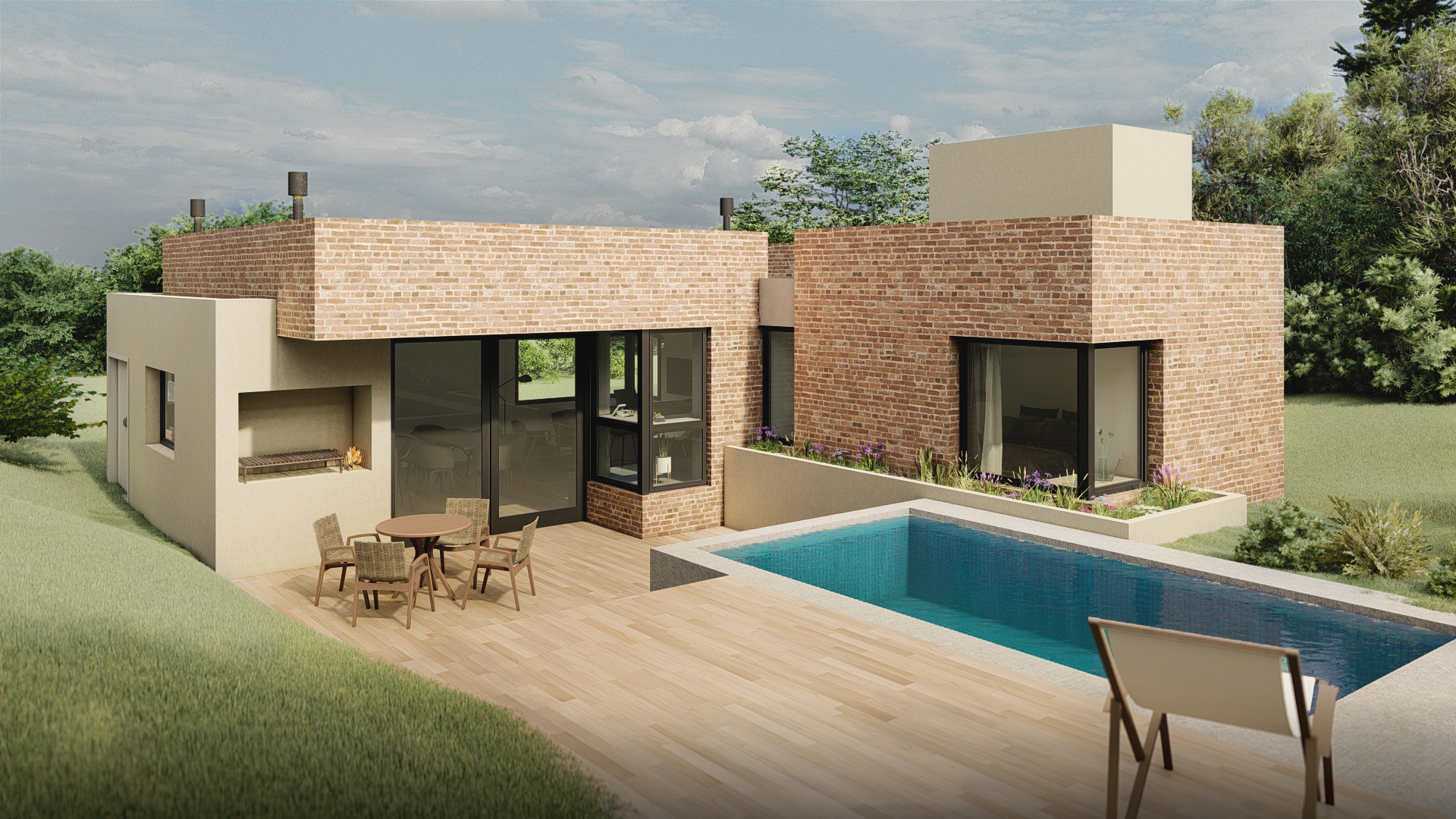 Contrafrente exterior del proyecto DACS